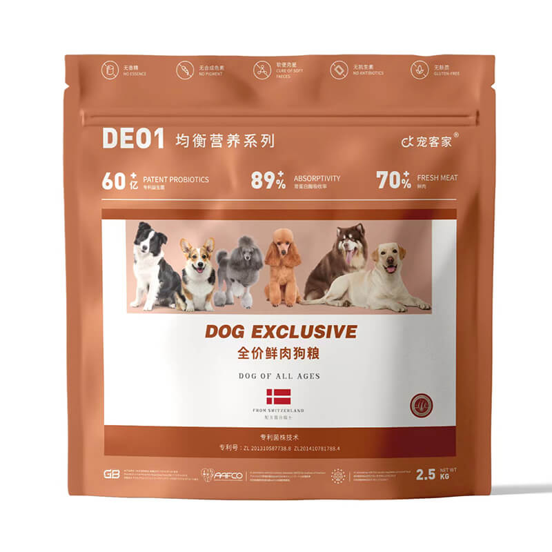 宠客家牌全价鲜肉犬粮震撼上市，为狗狗带来美味与健康！
